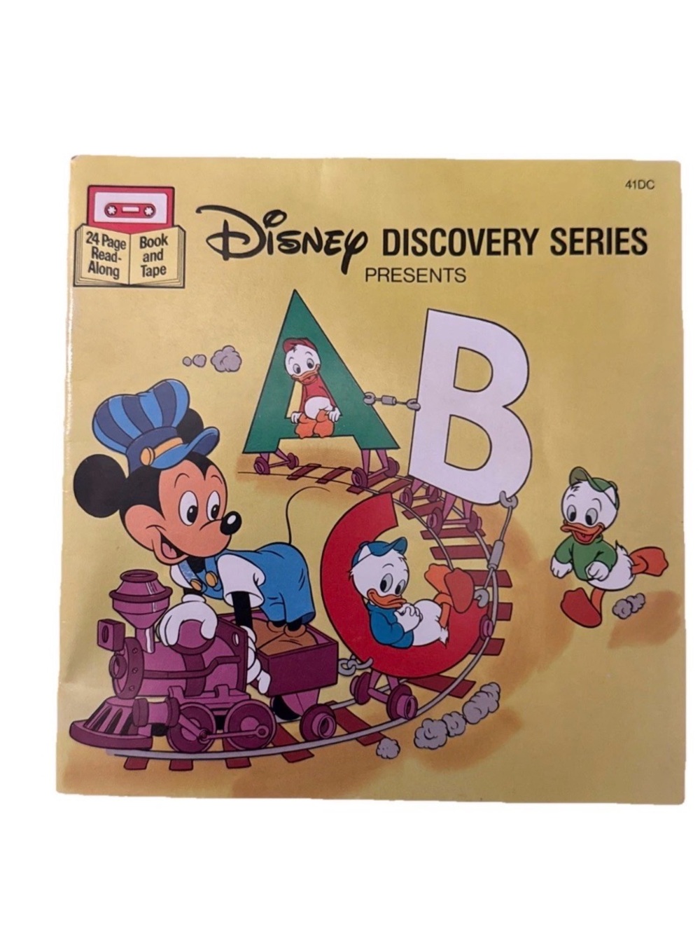 Disney Discovery Series ABC Book Mickey Mouse No Cassette Tape Included